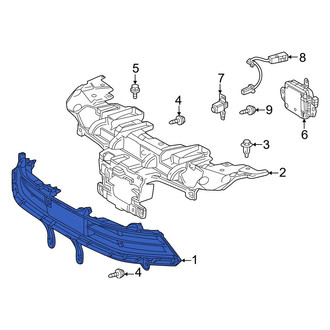 Toyota OE - Front Upper Outer Grille