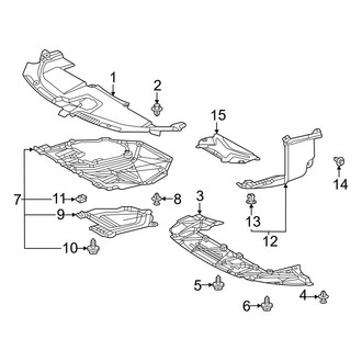 Toyota OE - Radiator Support - Splash Shields