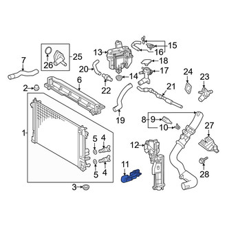 Toyota OE - Left Radiator Air Seal