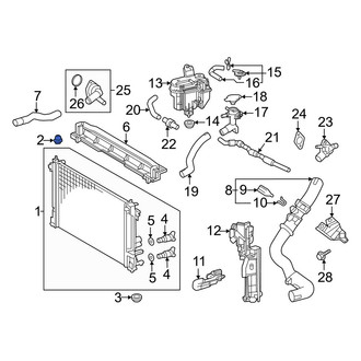 Toyota OE - Upper Radiator Insulator