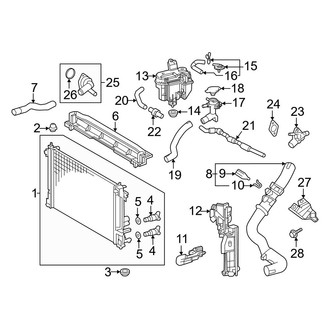 Toyota OE - Cooling - Radiator & Components