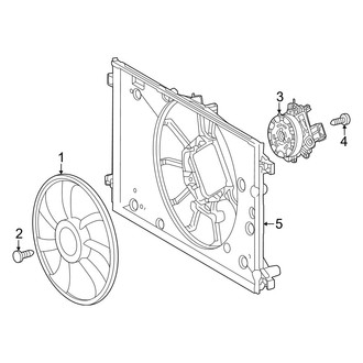 Toyota OE - Cooling Fan (Plug-In Hybrid Nightshade / Plug-In Hybrid SE / Plug-In Hybrid XSE)