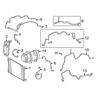 Toyota OE - Air Conditioner & Heater - Condenser, Compressor & Lines