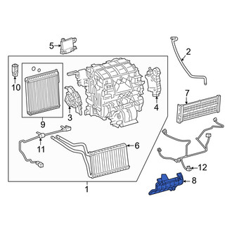 Toyota OE - Heater Core Access Cover
