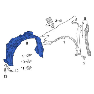 Toyota OE - Front Left Fender Splash Shield