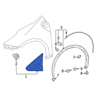 Toyota OE - Front Left Fender Molding
