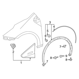 Toyota OE - Fender - Exterior Trim