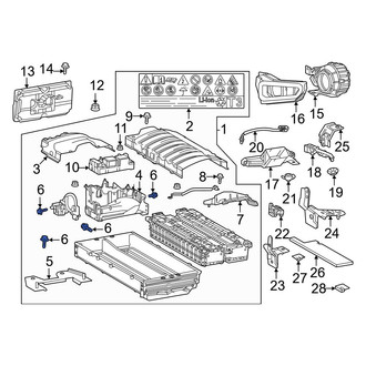 Toyota OE - Drive Motor Battery Pack Cover Bolt