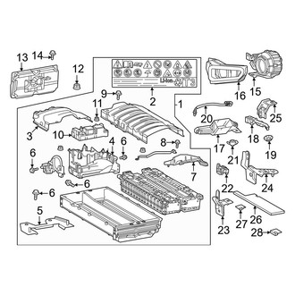 Toyota OE - Electrical - Battery (High Voltage), (LE / Limited / XLE)