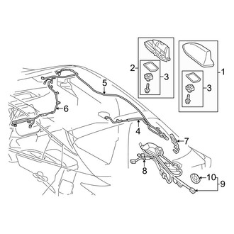 Toyota OE - Electrical - Antenna