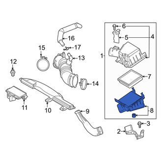 Toyota OE - Lower Air Filter Housing