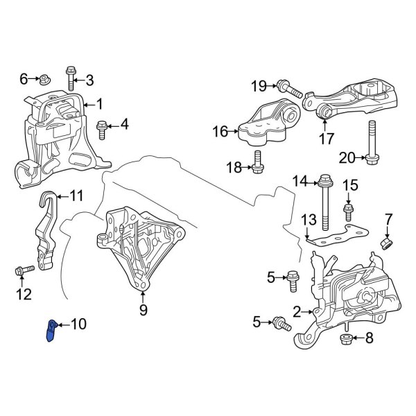 Engine Mount Cap