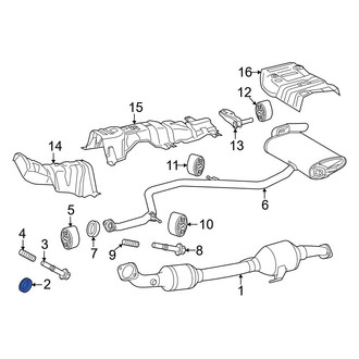 Toyota OE - Front Exhaust Pipe Flange Gasket