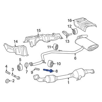 Toyota OE - Rear Exhaust Bolt