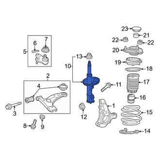 Toyota OE - Front Left Suspension Strut