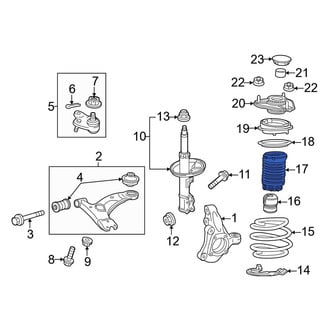 Toyota OE - Front Suspension Strut Bellows