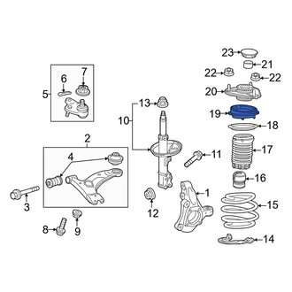 Toyota OE - Front Suspension Strut Bearing