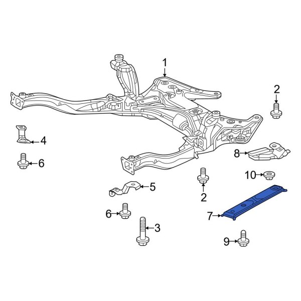 Suspension Subframe Crossmember Brace