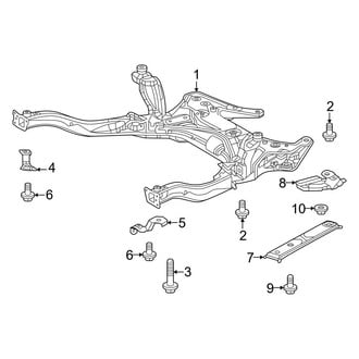Toyota OE - Front Suspension - Suspension Mounting