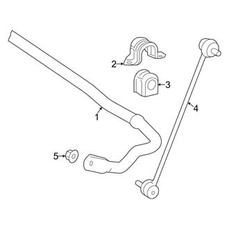 Toyota OE - Front Suspension - Stabilizer Bar & Components