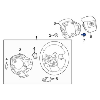 Toyota OE - Steering Wheel Damper Screw