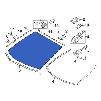 Toyota OE - Front Windshield