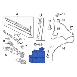 Toyota OE - Washer Fluid Reservoir