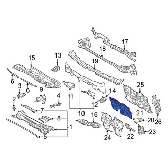 Toyota OE - Front Firewall