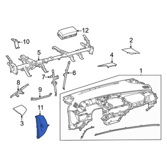 Toyota OE - Left Instrument Panel Side Cover