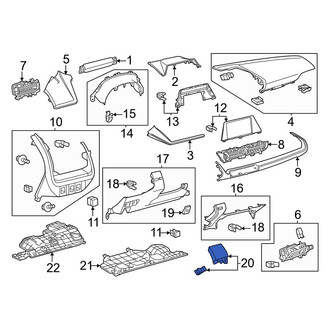 Toyota OE - Instrument Panel Bezel