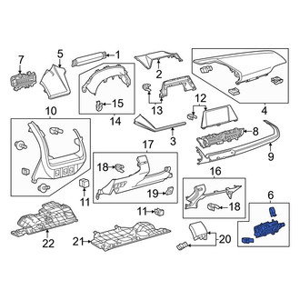 Toyota OE - Right Dashboard Air Vent