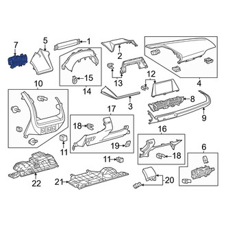 Toyota OE - Left Dashboard Air Vent