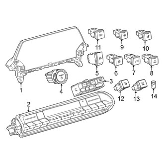 Toyota OE - Instrument Panel - Cluster & Switches