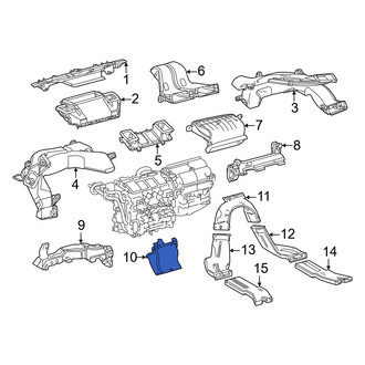 Toyota OE - Lower HVAC Duct Adapter