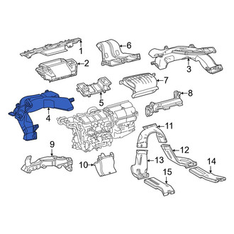 Toyota OE - Front Left Upper Instrument Panel Air Duct