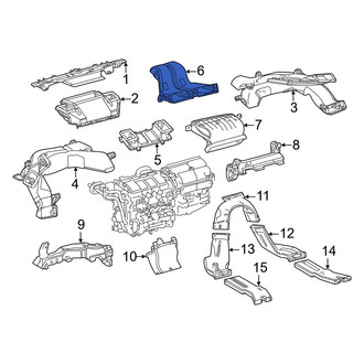Toyota OE - Front Upper Center Instrument Panel Air Duct