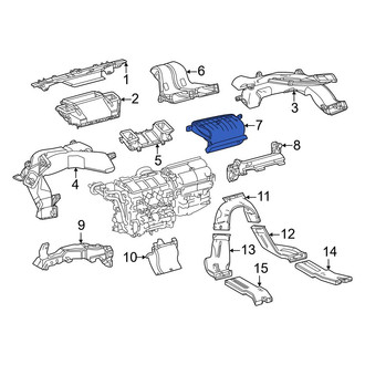 Toyota OE - Front Instrument Panel Air Duct