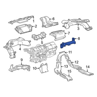 Toyota OE - Center Right Instrument Panel Air Duct