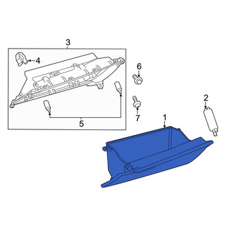 Toyota OE - Front Glove Box
