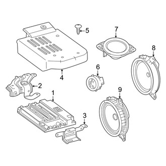 Toyota OE - Instrument Panel - Sound System