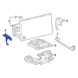 Toyota OE - Left GPS Navigation System Bracket