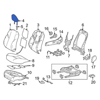 Toyota OE - Front Left Headrest