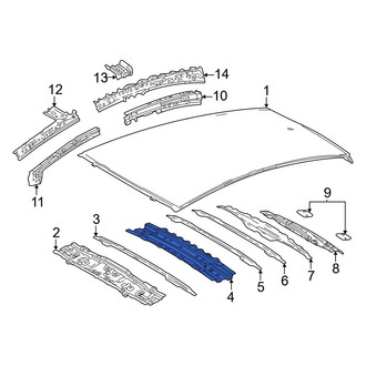Toyota OE - Rear Roof Panel Reinforcement