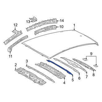 Toyota OE - Front Roof Bow