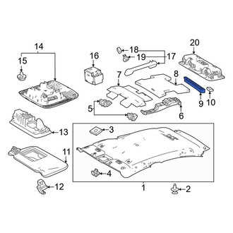 Toyota OE - Front Left Headliner Insulator