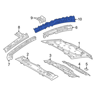 Toyota OE - Left Inner Roof Side Rail