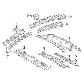 Toyota OE - Roof & Components (With Panoramic Roof)