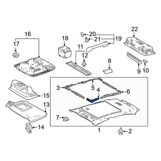 Toyota OE - Front Left Sunroof Frame Bracket