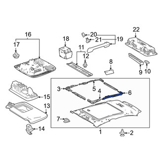 Toyota OE - Rear Left Sunroof Frame Bracket