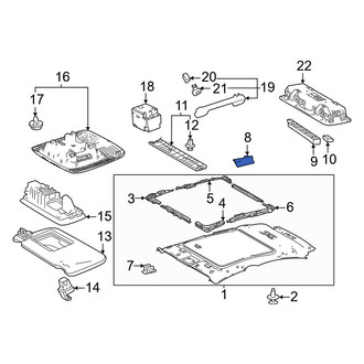 Toyota OE - Headliner Insulator